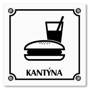 Kantýna, 148x148mm, bílá, Kansas